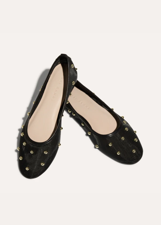 Yosi Samra Sadie Stud Ballet Flat