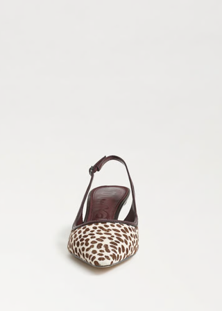 Sam Edelman Bianka Speck Cheetah Calf Hair Heel