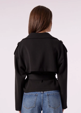 Blue Revival Charli Cropped Trench Coat