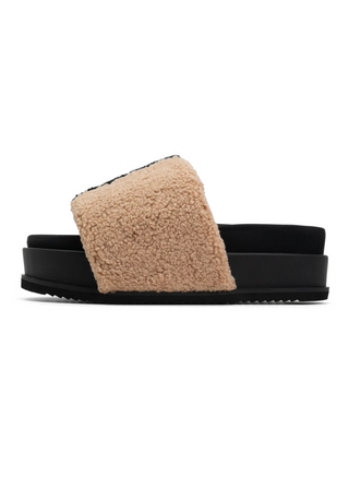 Roam Fuzzy Stripe Stack Platform Slide