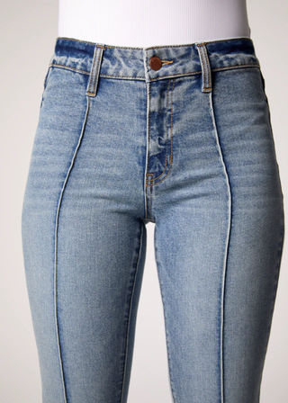 Blue Revival Maya Mid Rise Seamed Bootcut Jeans - FS