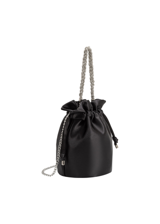 Melie Bianco Jeane Satin Top Handle Bag
