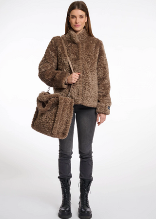 Rino & Pelle Brax Faux Fur Shopper Tote