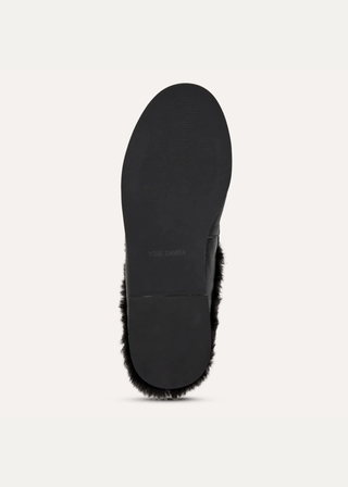 Yosi Samra Camden Fur Lined Mule Loafer