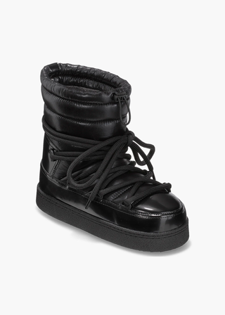 INUIKI Mountain Gloss Puffer Platform Waterproof Boot