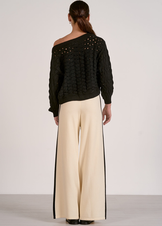 Elan Cable Open Knit Sweater