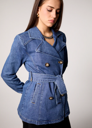 Blue Revival The Gracie Trench Coat