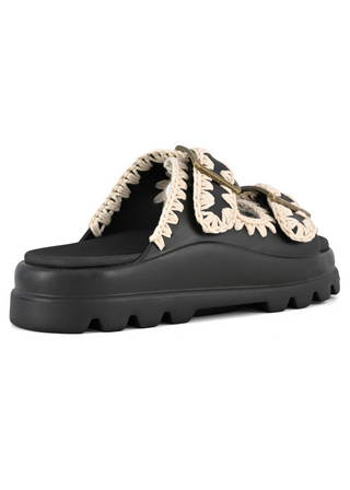 MOU EVA One Piece Sandal with Buckle Strap