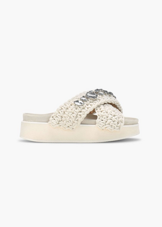 Inuikii Woven Stones Platform Slides