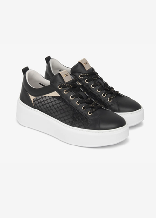 NeroGiardini Mesh Platform Sneaker