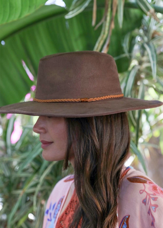Wide Brim Braided Bolero Hat