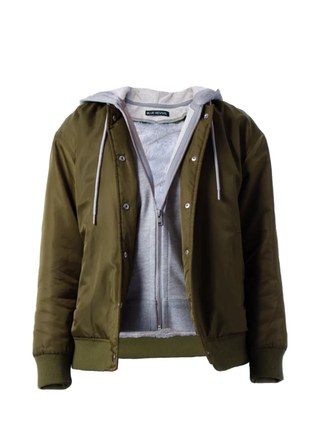 Blue Revival Bailey Bomber With Hoodie Insert