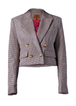 Houndstooth Maroon