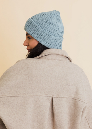 Toasty Waffle Puff Beanie