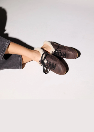 Yosi Samara Uptown Fur Slip On Sneaker