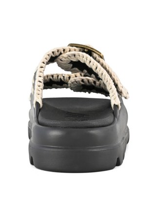 MOU EVA One Piece Sandal with Buckle Strap