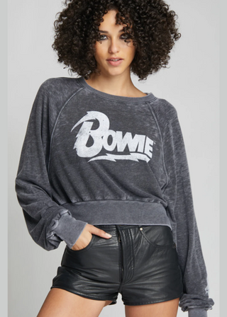 Recycled Karma Bowie Cropped Sweatshirt