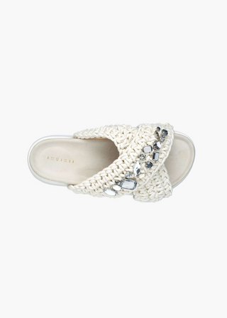 Inuikii Woven Stones Platform Slides