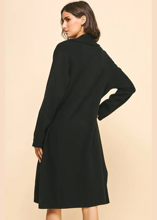 PINCH Edge Detail Open Knit Cardigan