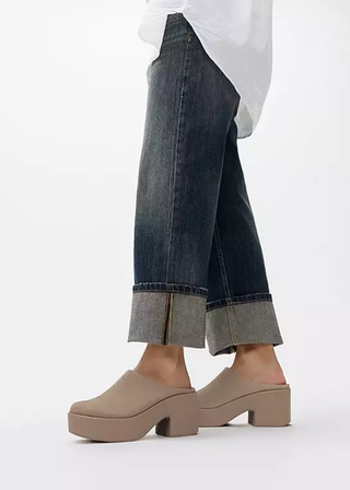 FitFlop Platforms Leather Heeled Mules