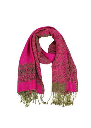 Pashmina Scarf Shawl with Fringe