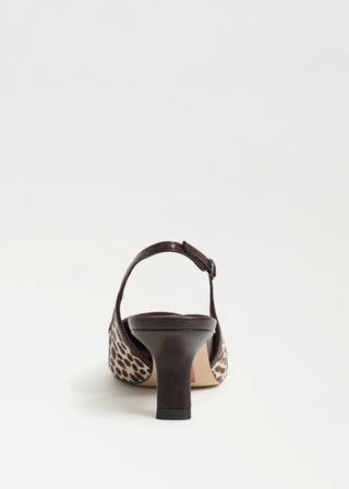 Sam Edelman Bianka Speck Cheetah Calf Hair Heel