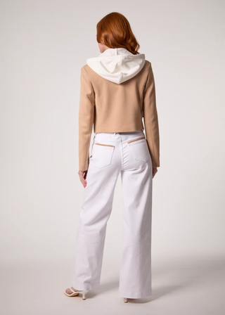 Blue Revival Chloe Cropped Hooded Blazer