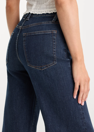 Good American Good Waist Palazzo Ankle Jean