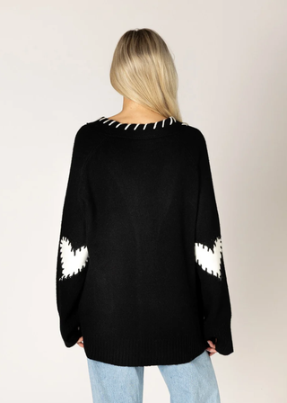 Lyla +Luxe Shyla Heart Cardigan