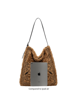Melie Bianco Annie Faux Fur Tote Bag