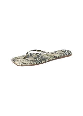 TKEES Square Toe Exotic Flip Flop