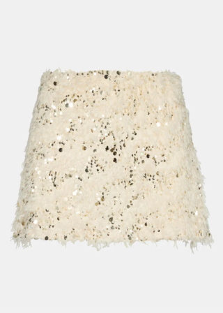 Steve Madden Cindi Feather Skirt