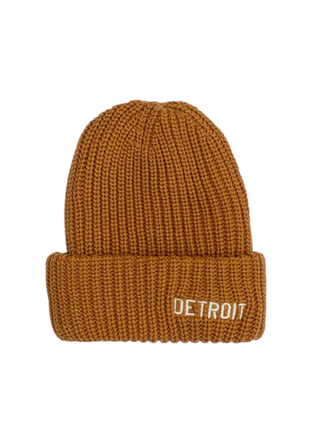 Ink Detroit Basic Detroit Lumberjack Knit Beanie