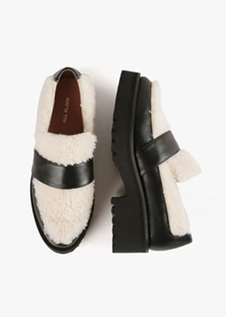 All Black Footwear Sherpa Loafer - FS