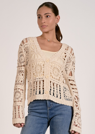 Elan Crochet Cardigan
