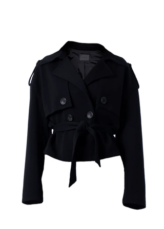 Blue Revival Charli Cropped Trench Coat