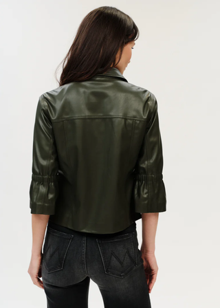 Six / Fifty Romy Faux Leather 3/4 Jacket
