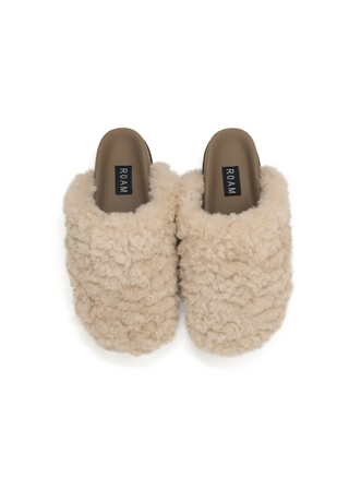 ROAM Cloud Slip On Faux Shearling Clog