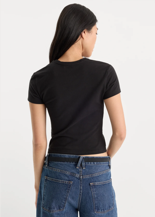 Good American Super Stretch Baby Tee