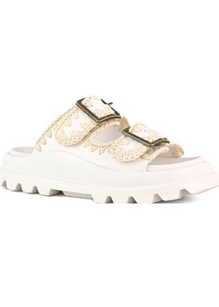 MOU EVA One Piece Sandal with Buckle Strap
