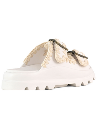 MOU EVA One Piece Sandal with Buckle Strap