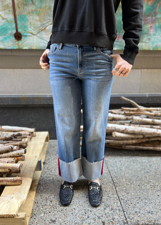 Hidden Ella High Rise Cuffed Jeans - MD
