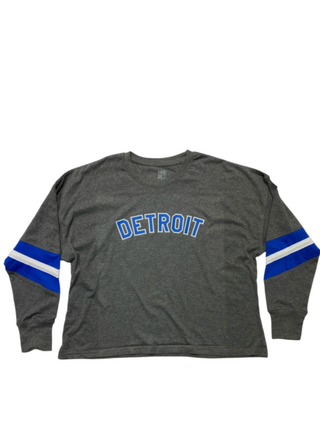 Ink Detroit Boxy Varsity Long Sleeve Tee