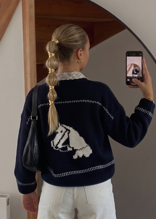 Lyla + Luxe Howdy Horse Print Cardigan