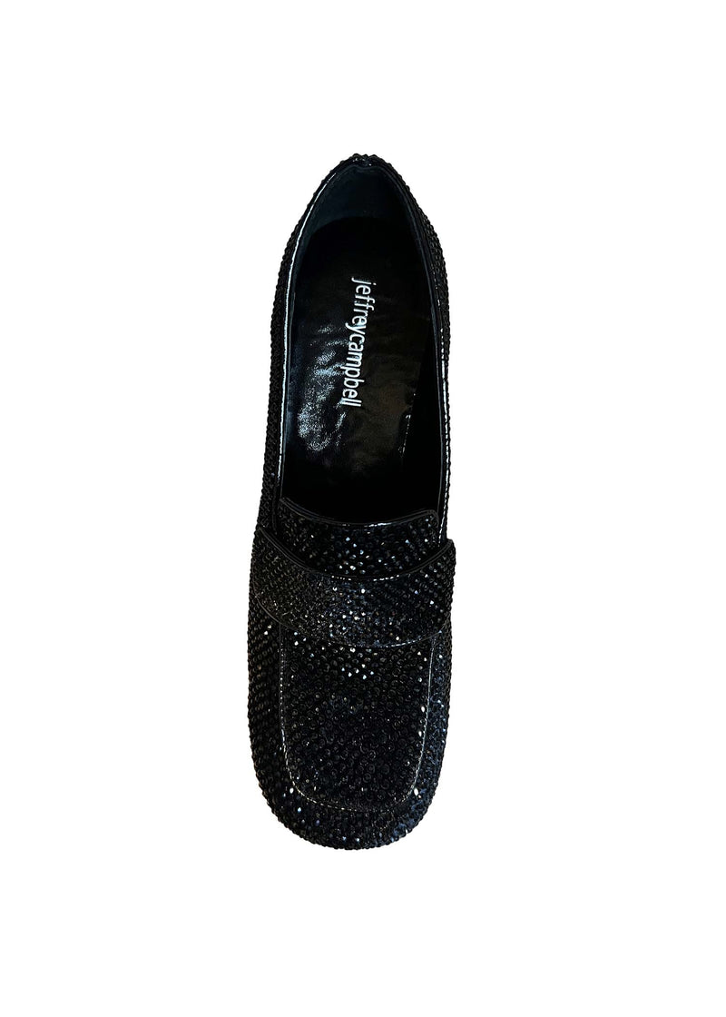 Jeffrey Campbell At Last Bedazzled Heeled Loafer