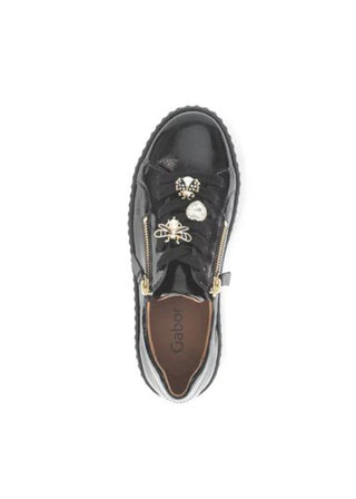Gabor Bee Platform Double Zip Sneaker