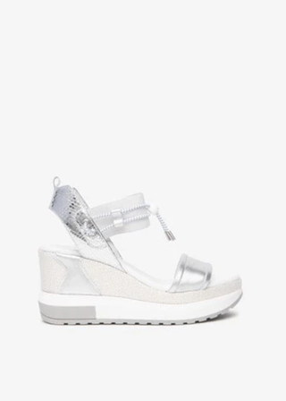 NeroGiardini Bungee Platform Wedge Sandal