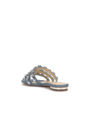 Jessica Simpson Detta Rhinestone Band Sandal