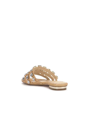 Jessica Simpson Detta Rhinestone Band Sandal