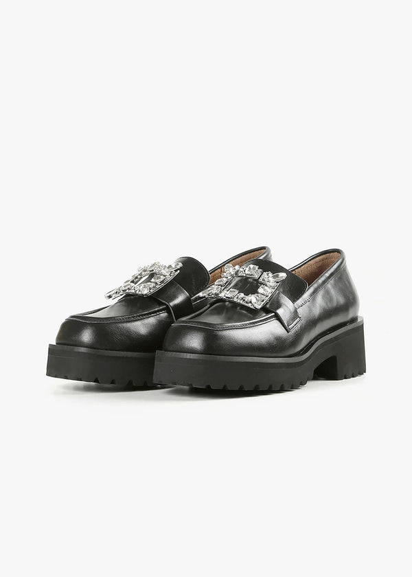 All Black Footwear Elton Lugg Loafer